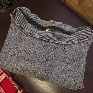 Free People slouchy, wide neck sweater